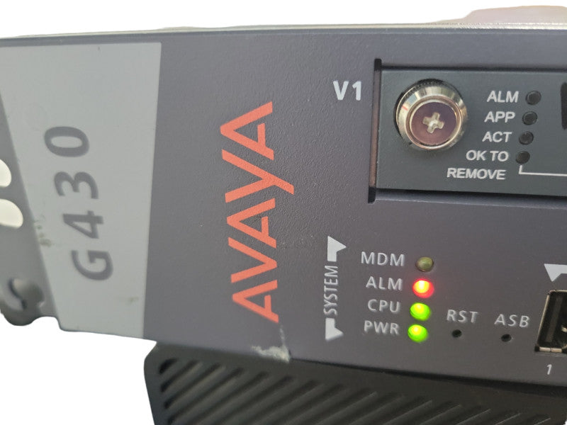Avaya G430 Media Gateway | 2x HV17 MODULE & 1x S8300 !