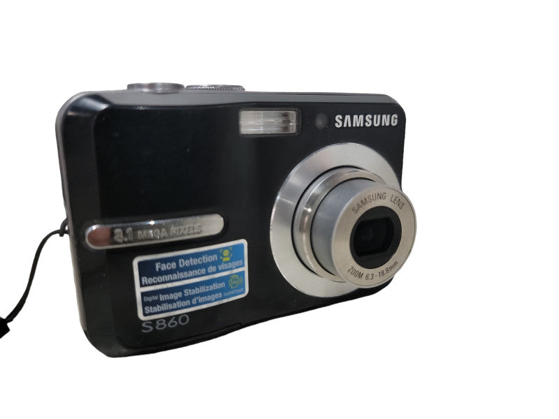 Samsung S860 8.1MP Digital Camera Black