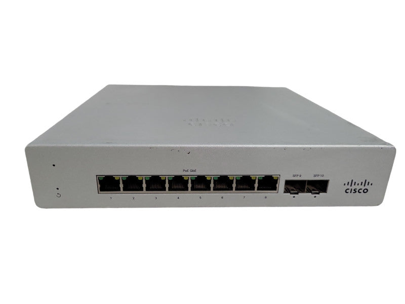 Cisco MS120-8FP | 10-Port Gigabit PoE Managed Ethernet Switch *UNCLAIMED !