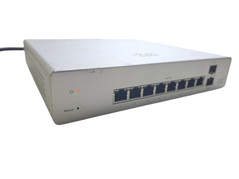 Cisco Meraki MS220-8P | 8-Port Gigabit PoE 124W Network Switch | UNCLAIMED