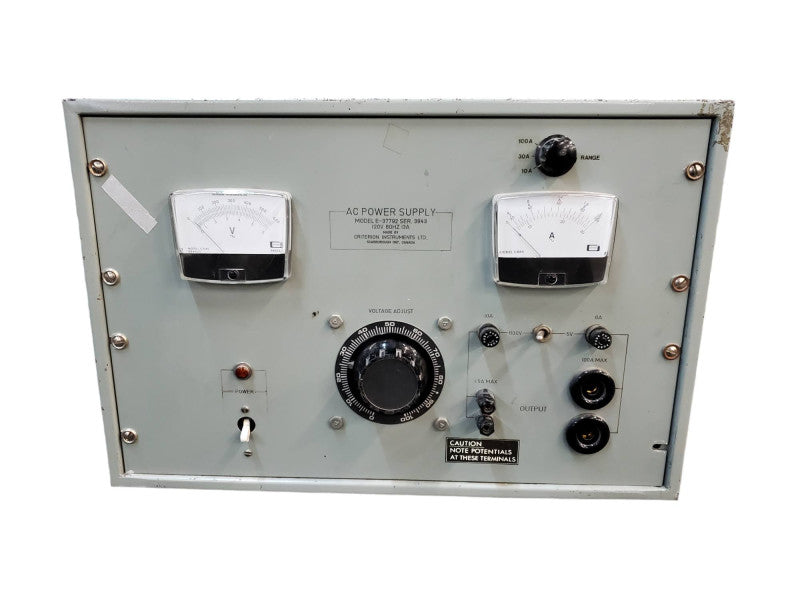 Criterion Instruments E-37792 Vintage AC Power Supply 5V 100A / 600V 1.5A @