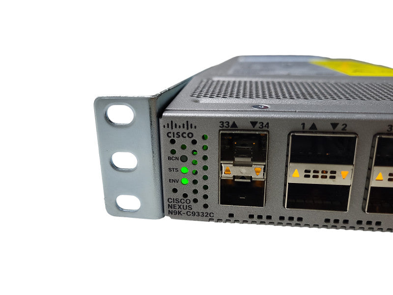 Cisco N9K-C9332C 32-Port Nexus 9300 40G/100G Switch, Dual AC $