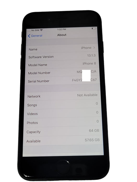 Apple iPhone 8 64GB Unlocked Smart Phone  _