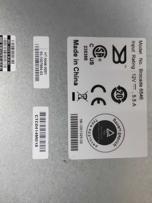 Brocade 6546 16Gb SFP FC Fibre Channel Switch Module HT-6546-0001 _