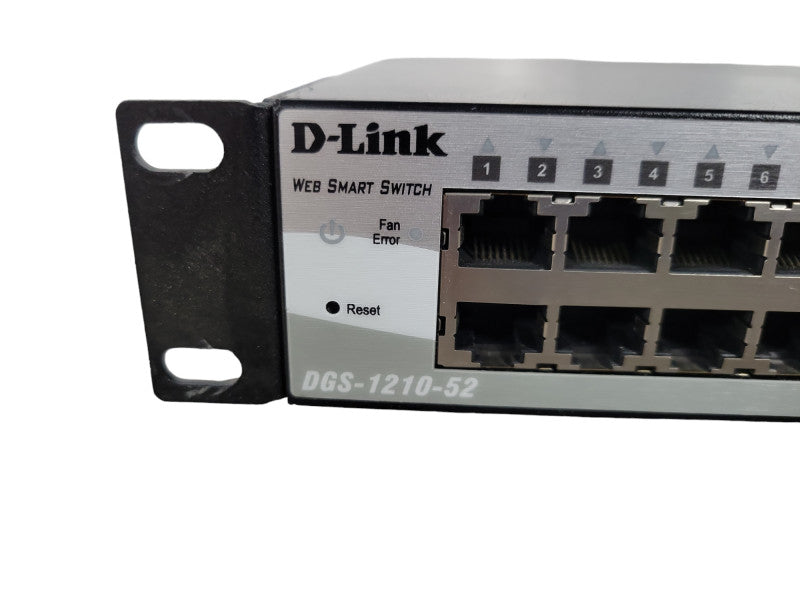 D-Link DGS-1210-52 Ethernet 48-Port Gigabit Smart Rackmount Network Switch !