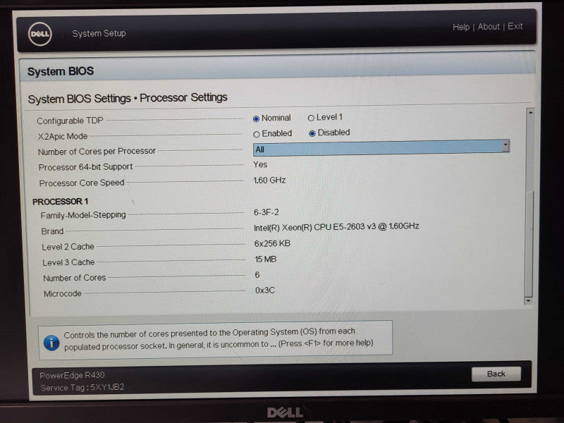 DELL PowerEdge R430 E5-2603 v3 @ 1.6GHz, 8GB RAM H330 mini RAID 2.5\\" $