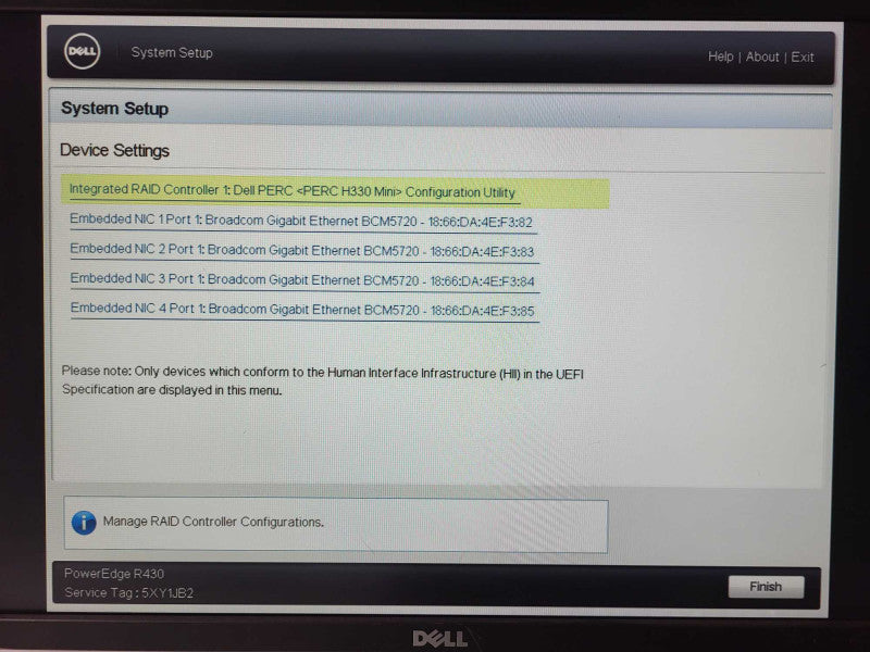 DELL PowerEdge R430 E5-2603 v3 @ 1.6GHz, 8GB RAM H330 mini RAID 2.5\\" $
