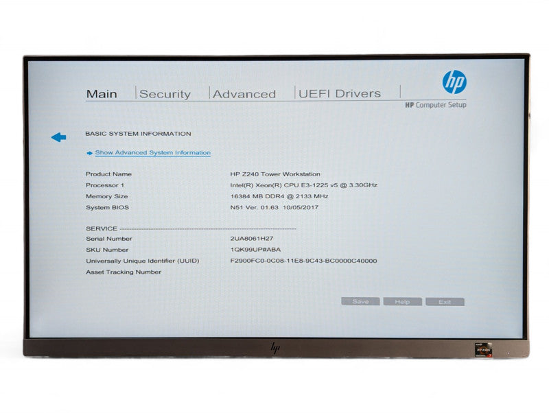 HP Z240 Workstation Intel Xeon E3-1225 v5 @ 3.30Ghz 16GB RAM , Quadro K1200 -