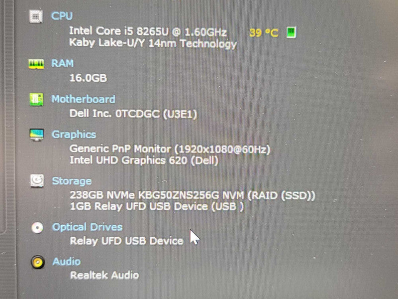 Dell Latitude 7300| i5- 8265U| 16GB RAM| 256GB SSD  Î² BudLap