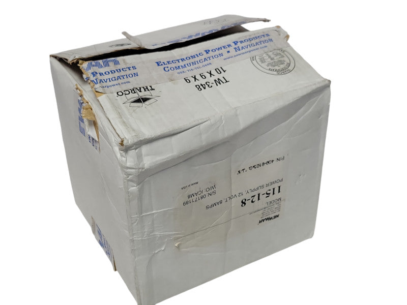 Open-Box Newmar 115-12-8 dc power supply 400-0125-0 12 volt, 8amps _