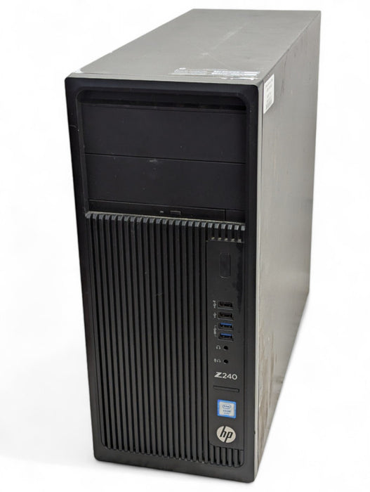 HP Z240 Workstation Intel Xeon E3-1225 v6 @ 3.30Ghz 32GB RAM , Quadro K1200 -