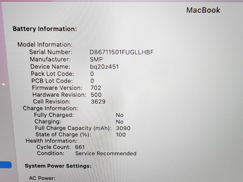 Apple Macbook Retina 2016 12\\" 2-Core m5-6Y54 @ 1.1GHz 8GB DDR3 512GB SSD (