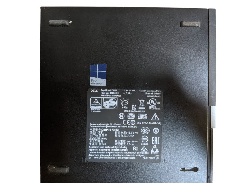 Dell OptiPlex 7040 | Core i5-6600T | 16GB DDR4 | No HDD