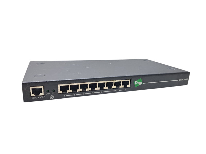 DIGI 50000986-03 J Etherlite EL80 8-Port Terminal Server with Power Supply