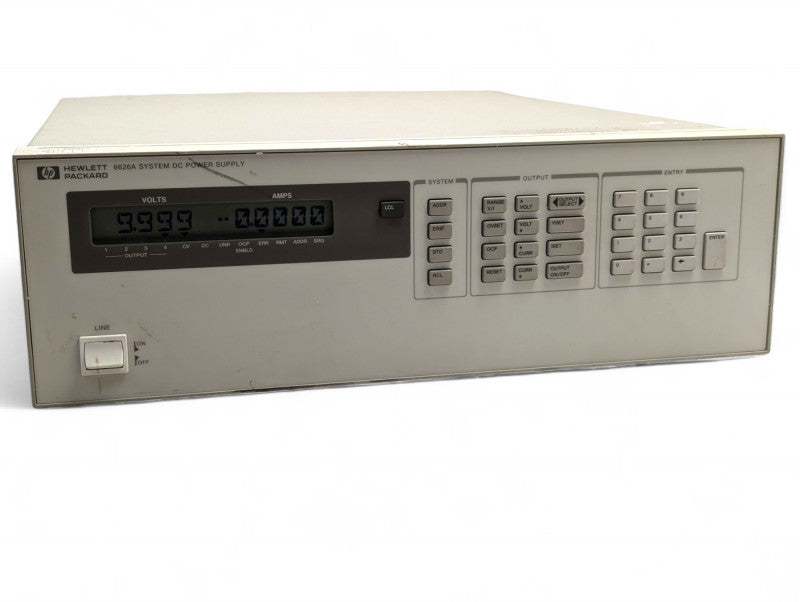 HEWLETT PACKARD 6626A System 4 output DC lab power supply READ  Q-