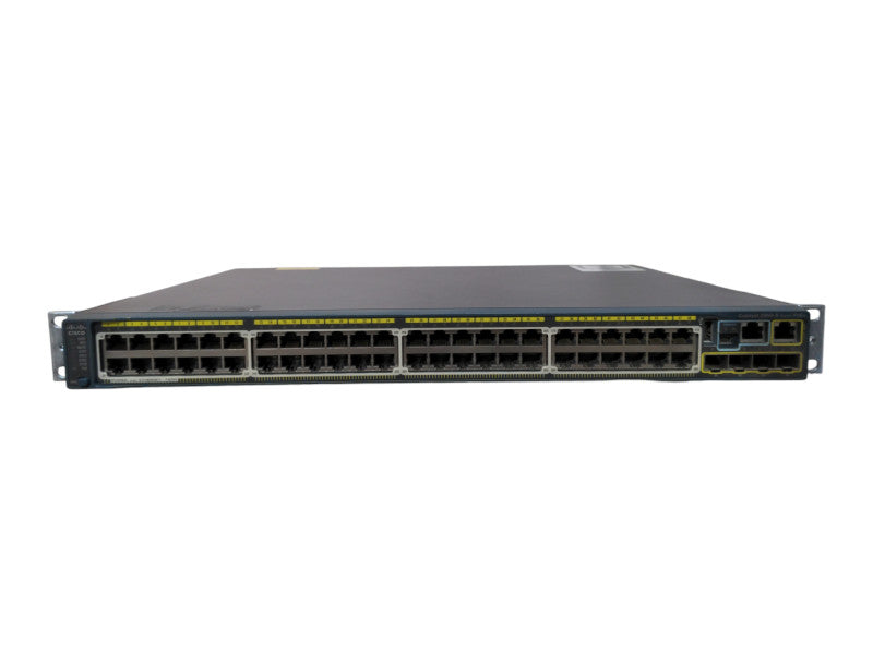 Cisco WS-C2960S-48FPS-L 48-Port Gigabit PoE w/ 4x SFP Network Switch