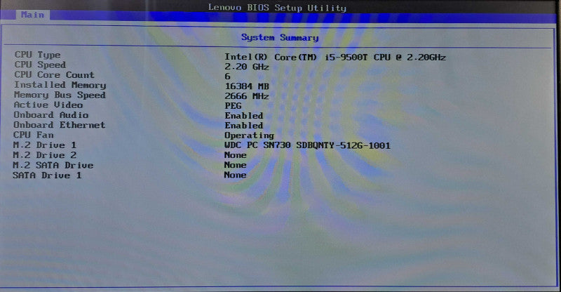 Lenovo P330 Tiny | i5-9500T @ 2.20GHz 6C, 16GB DDR4, 512GB NVMe, Quadro P620