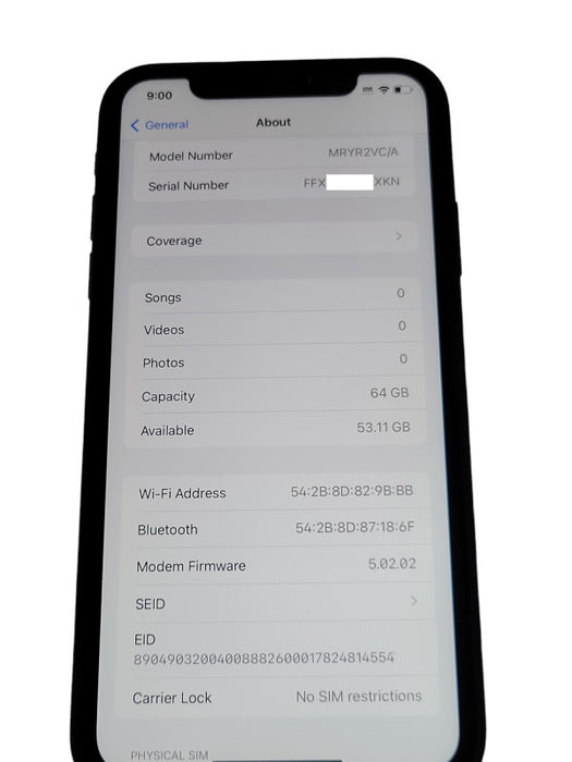 Apple iPhone XR 64GB unlocked phone Q_