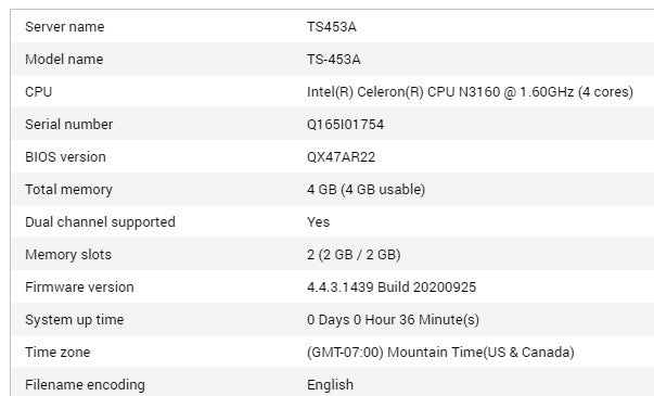 QNAP TS-453A, Intel N3160 1.60GHz, 4GB RAM, 4x 2TB HDD NAS !