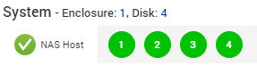 QNAP TS-453A, Intel N3160 1.60GHz, 4GB RAM, 4x 2TB HDD NAS !