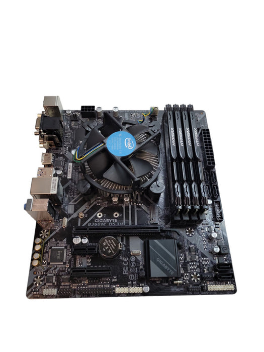 Intel Core i3-8100 | GIGABYTE B360M DS3H | 16GB RAM | I/O Plate | M.2 %