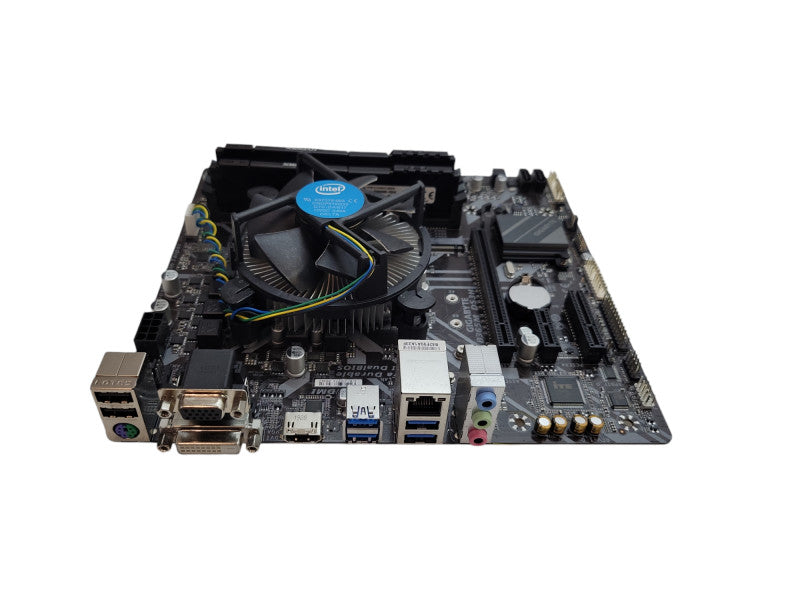 Intel Core i3-8100 | GIGABYTE B365M DS3H | 32GB RAM | I/O Plate | M.2 %