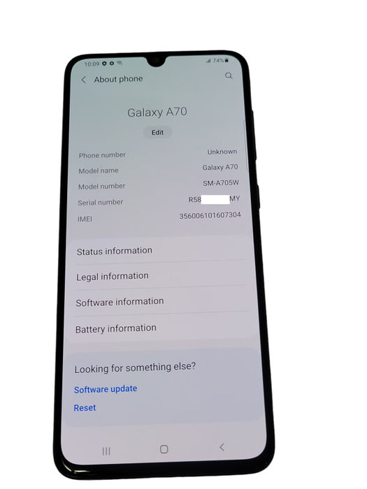 Samsung Galaxy A70 128GB (SM-A705W) smart phone Q_