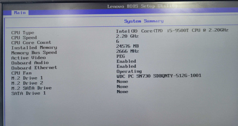 Lenovo P330 Tiny | i5-9500T @ 2.20GHz 6C, 24GB DDR4, 512GB NVMe, Quadro P620 !