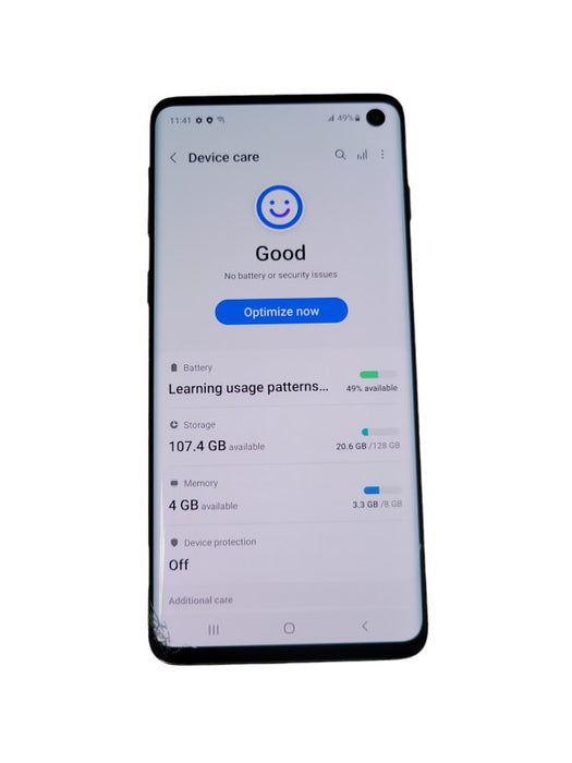 Samsung Galaxy S10 128GB (SM-G973W), READ _