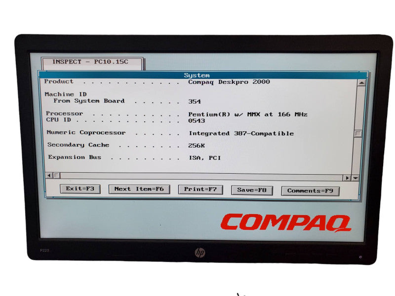 Compaq Deskpro 2000 Vintage Desktop Pentium 166MHz 96MB RAM NO HDD @