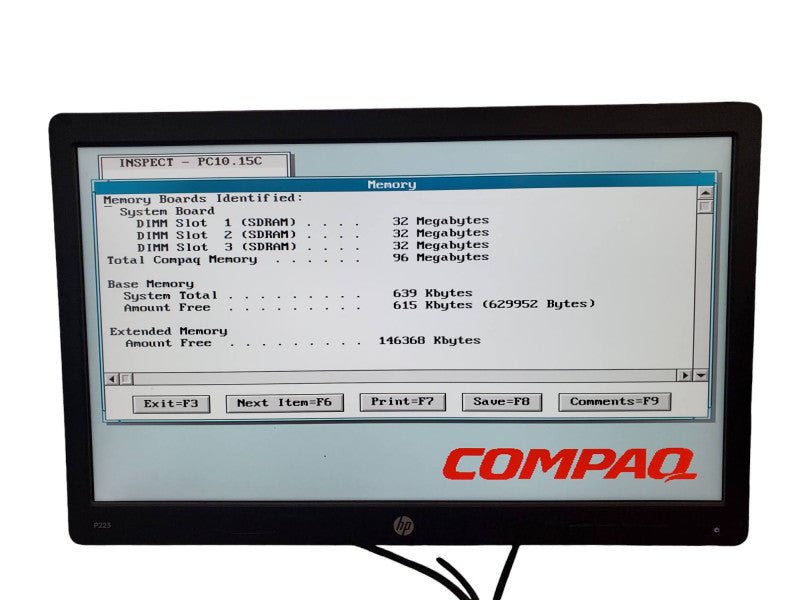 Compaq Deskpro 2000 Vintage Desktop Pentium 166MHz 96MB RAM NO HDD @