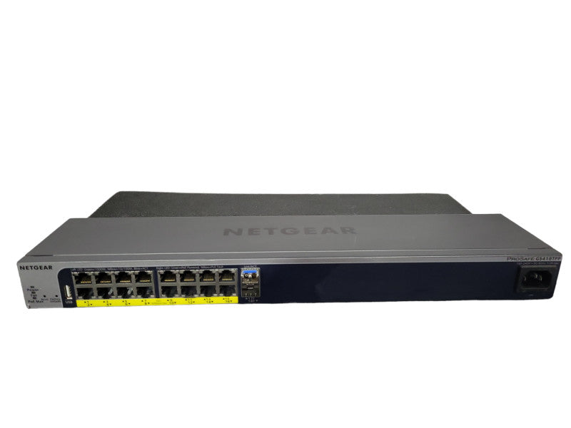 Netgear ProSafe GS418TPP 18-Port GbE PoE Smart Managed Switch !