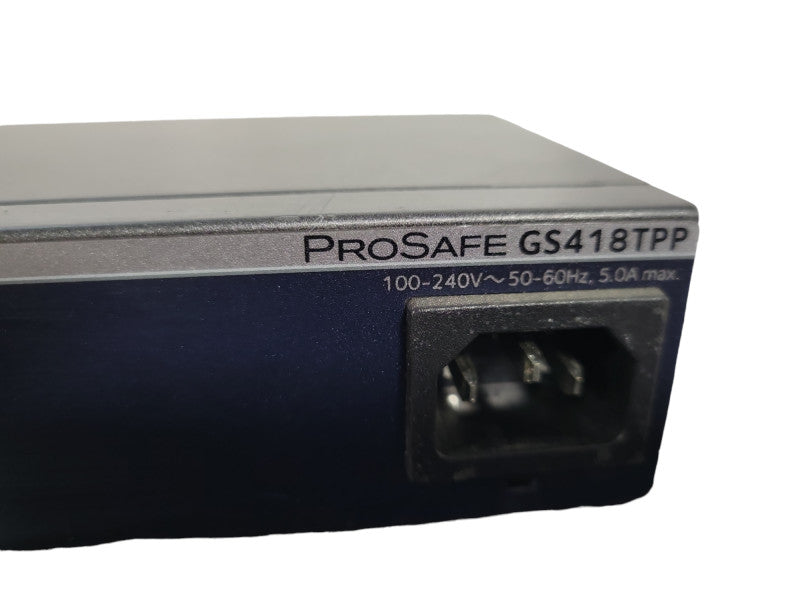 Netgear ProSafe GS418TPP 18-Port GbE PoE Smart Managed Switch !