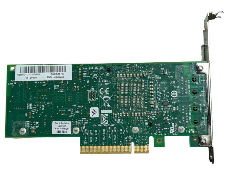 03T8765 Lenovo X540-T2 PCIE 10GB 2 Port Base-T Ethernet PCIe -