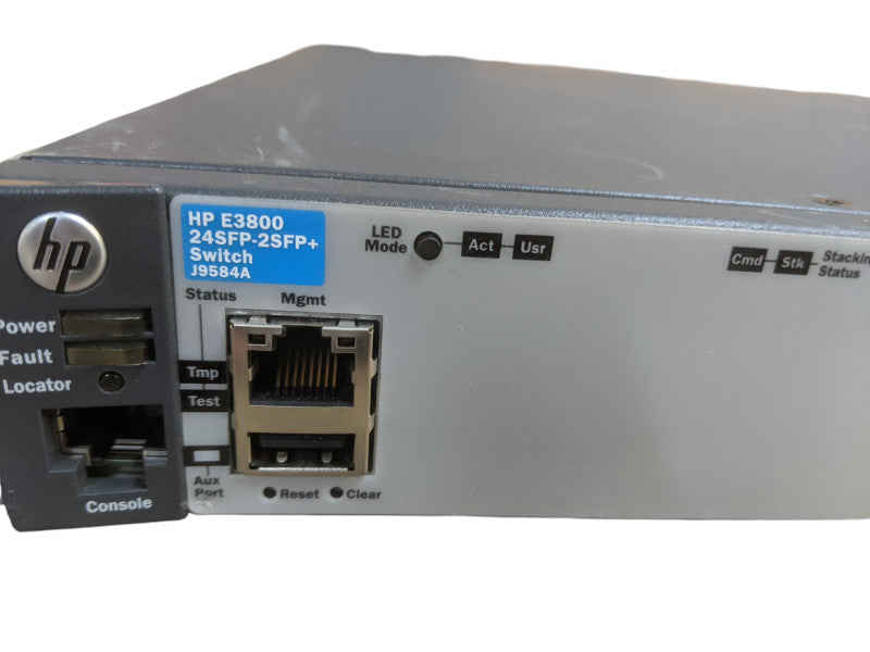 HP J9584A E3800-24SFP-2SFP+ Gigabit Managed Switch Q