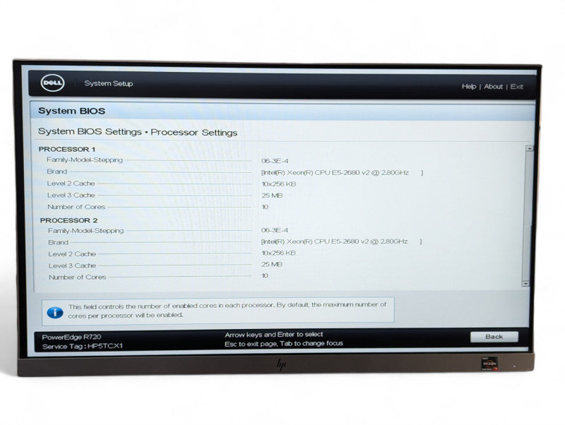 DELL PowerEdge R720 2x Intel Xeon E5-2680 v2 @ 2.80Ghz 128GB RAM H710 mini -