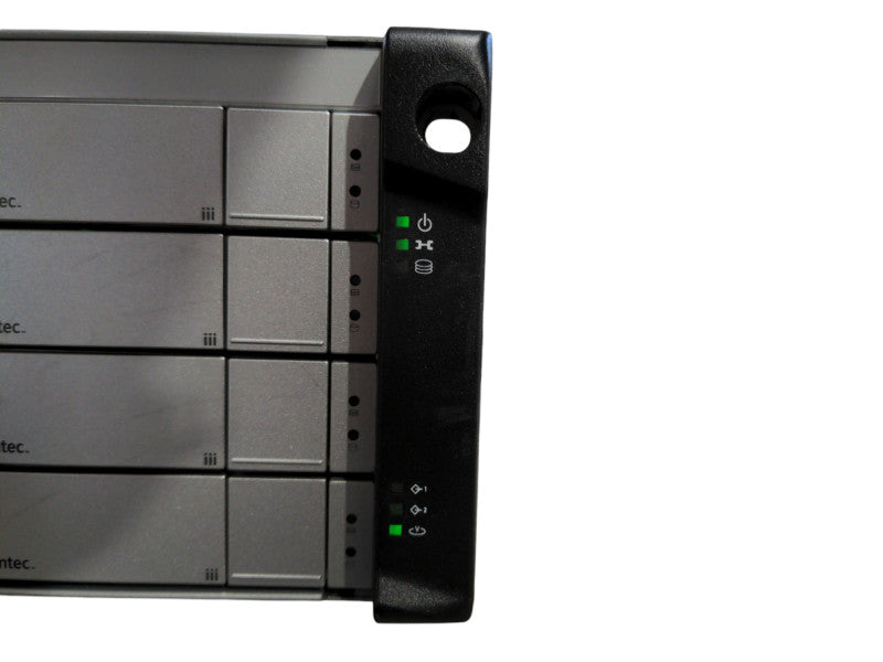 Symantec 3U Disk Array 16x 3.5\\" HDD Bay caddies, Model: 16EB, 2x 580W PSU