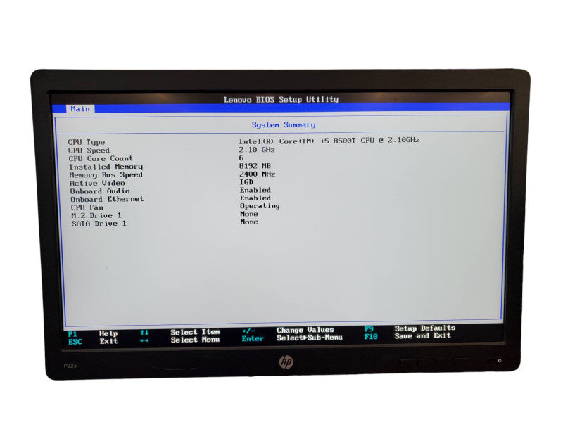 Lenovo ThinkCentre M920q i5-8500T 8GB DDR4 NO HDD Q@