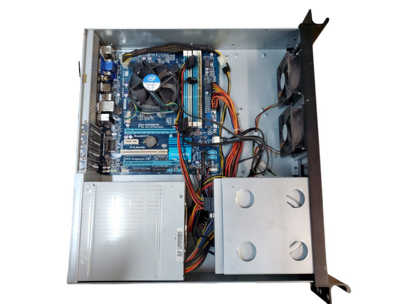 Custom 2U Rack Mount Desktop Gigabyte H77M-D3H i3-3220 8GB DDR3 NO HDD @