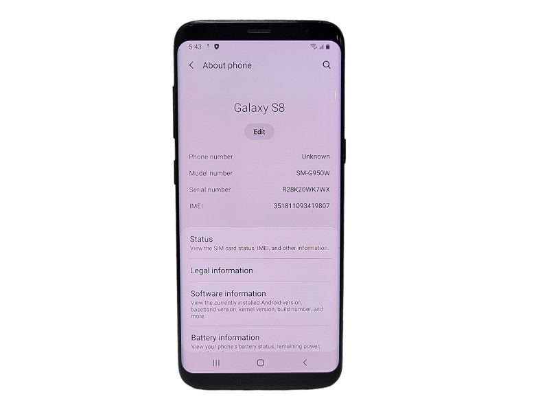 Samsung Galaxy S8 64GB Smart Phone $
