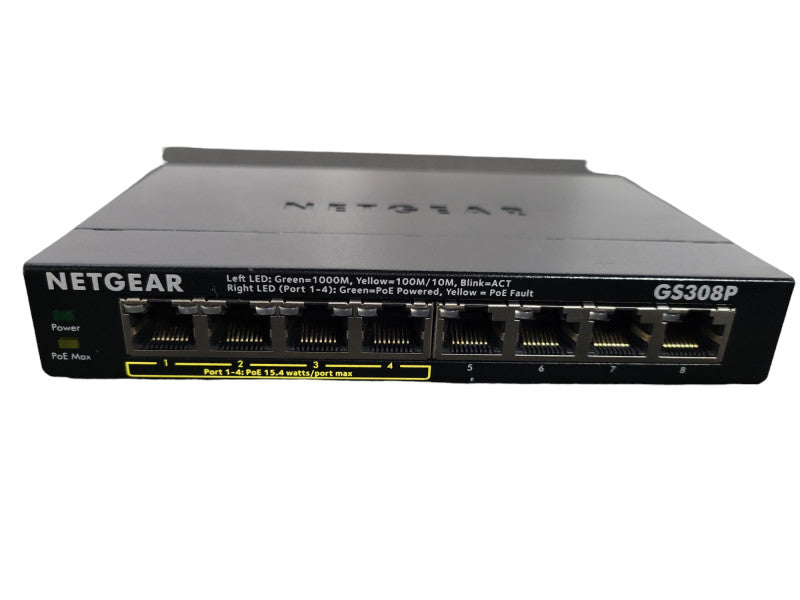 NETGEAR 8-port Gigabit Ethernet PoE Switch - GS308P !