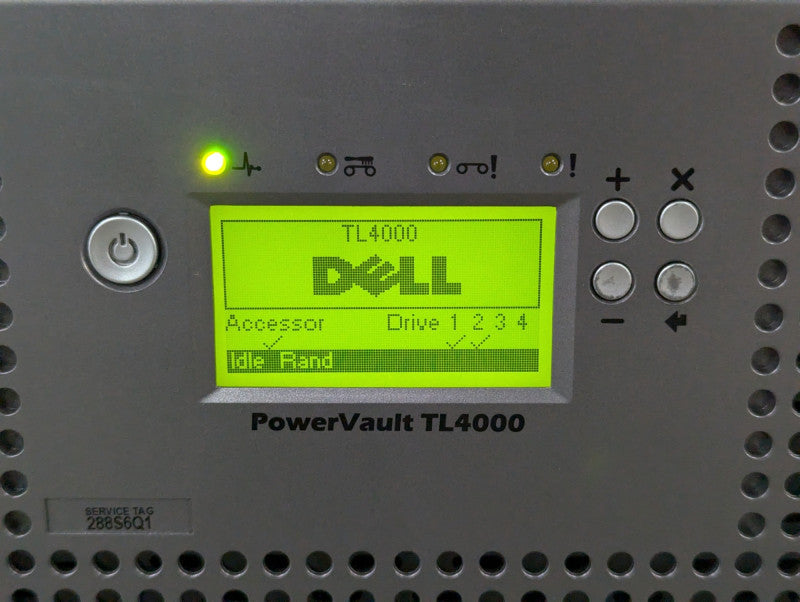 DELL PowerVault TL4000 Tape Library with 2 LTO 5 Controllers  -