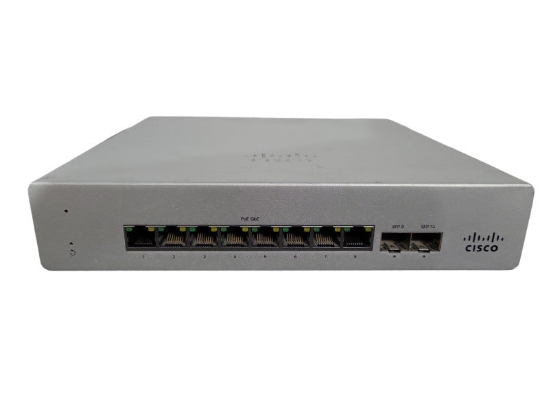 Cisco MS120-8FP | 10-Port Gigabit PoE Managed Ethernet Switch *UNCLAIMED !
