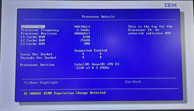 Lenovo x3250 M5 1U Server | Xeon E3-1220 v3 @ 3.10GHz 4C, 8GB Ram | 4x 3.5\\"