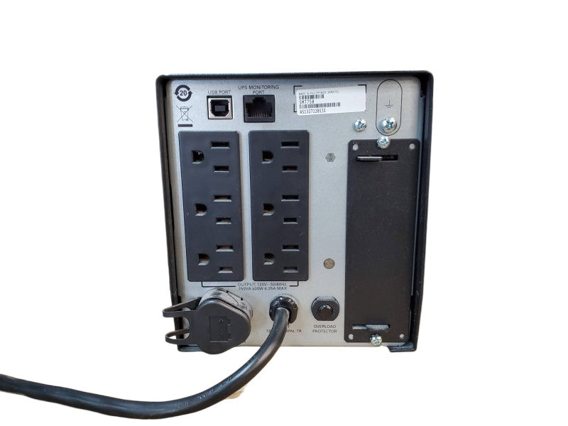 APC SMT750 750VA 500W 120V UPS Battery Backup @