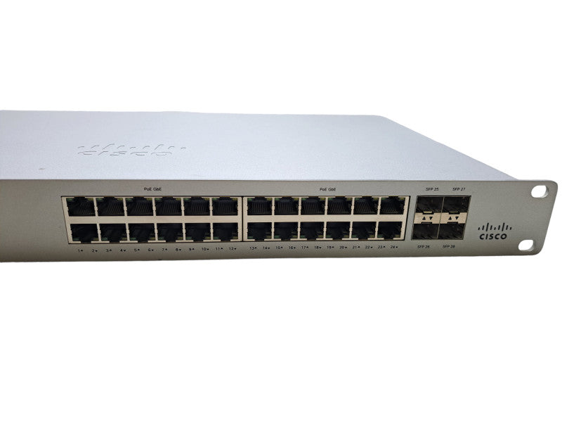 Meraki MS120-24P-HW | 24-Port Gigabit PoE Cloud Managed Switch | Unclaimed