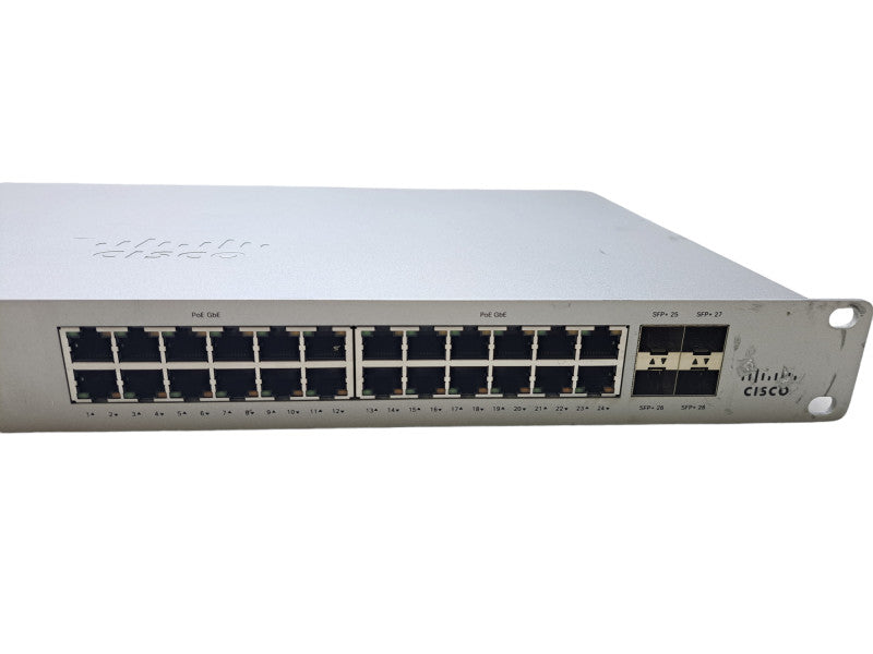 Meraki MS125-24P | 24-Port Gigabit PoE+ 4x SFP+ Cloud Managed Switch Unclaimed