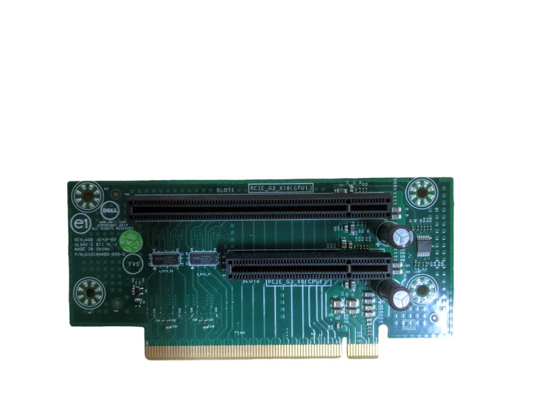 Dell PCIe Riser | PCIE_G3_X16 & PCIE_G3_X8 | P/N : 0101AHA00-000-G