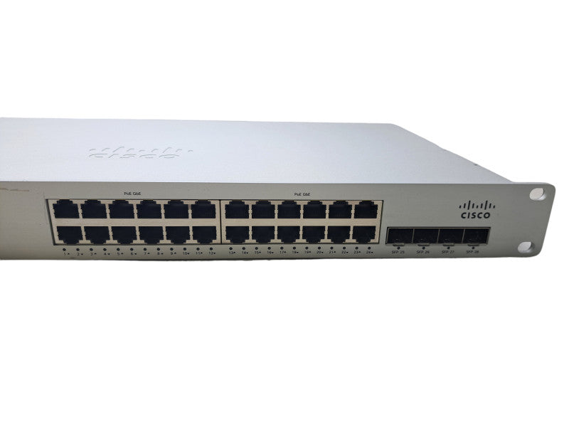 Cisco Meraki MS210-24P-HW 24-Port PoE Cloud Managed Ethernet Switch Unclaimed