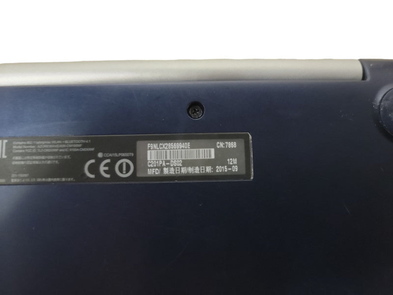 ASUS C201 11.6 Inch Chromebook |2 GB RAM| 12GB Storage W/ Power Adapter| Read please